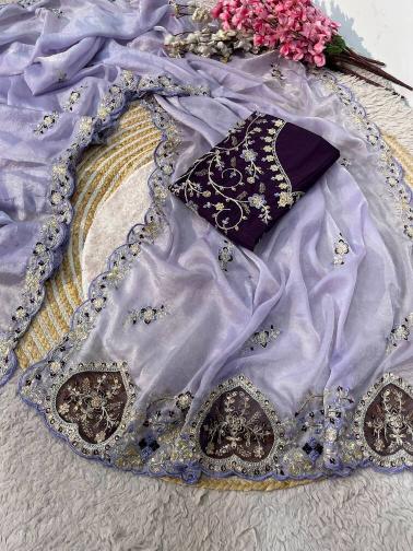 Vinayak twill moss saree wholesale online